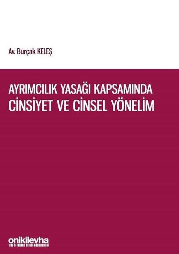 Ayrımcılık Yasağı Kapsamında Cinsiyet ve Cinsel Yönelim - On İki Levha Yayıncılık - Image 1