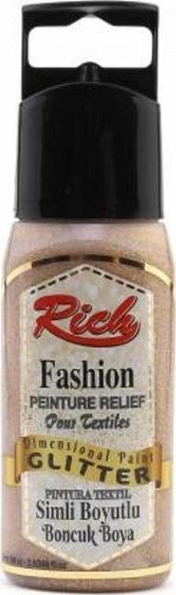 Rich Boyutlu Boncuk Boya 60 ml. 954 SİMLİ JANJANLI ALTIN - Image 1