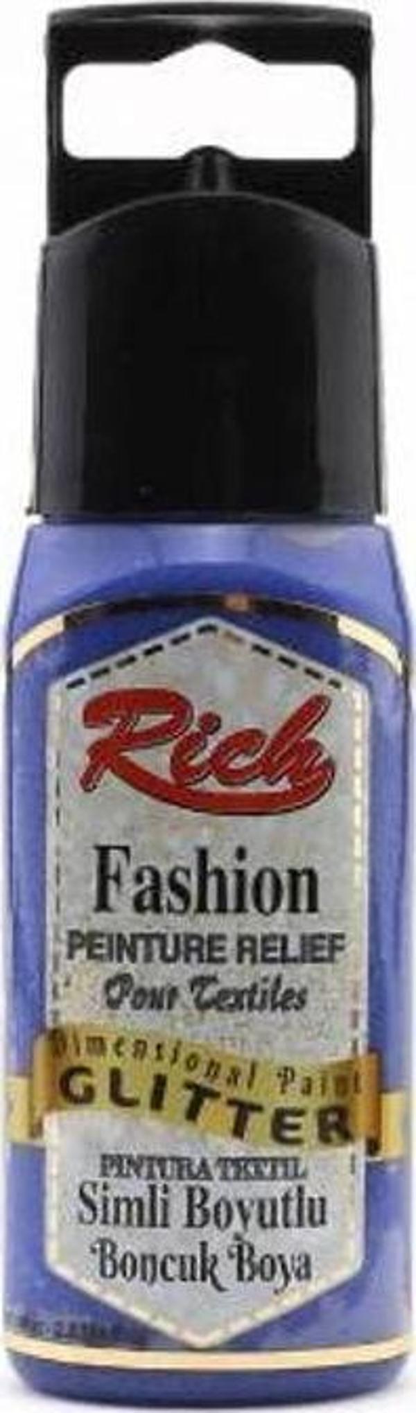 Rich Boyutlu Boncuk Boya 60 ml. 966 SİMLİ MAVİ - Image 1