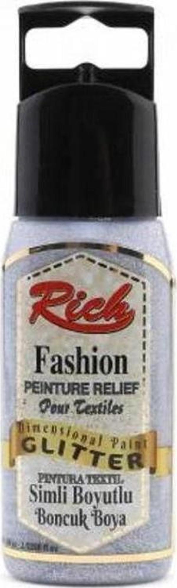 Rich Boyutlu Boncuk Boya 60 ml. 994 SİMLİ JANJANLI GÜMÜŞ - Image 1