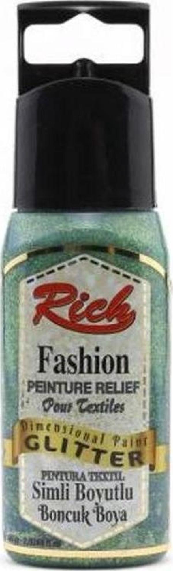 Rich Boyutlu Boncuk Boya 60 ml. 998 SİMLİ YAPRAK YEŞİLİ - Image 1