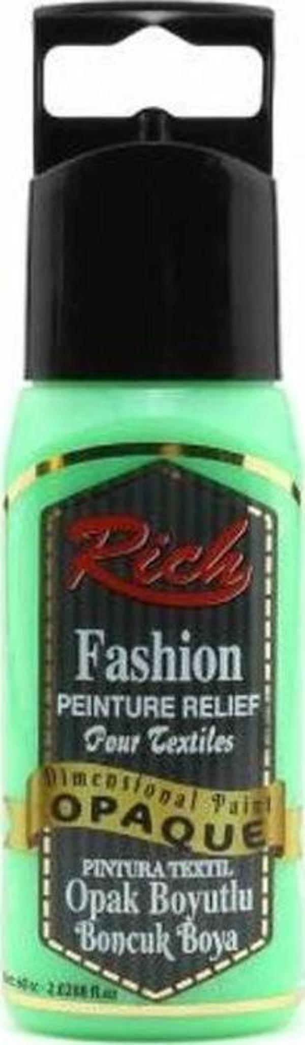 Rich Boyutlu Boncuk Boya 60 ml. 006 NEON YEŞİL - Image 1