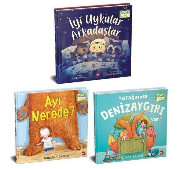 Uyumaya Gidiyorum Organik Seti - 3 Kitap Takım - Beyaz Balina Yayınları - Image 1