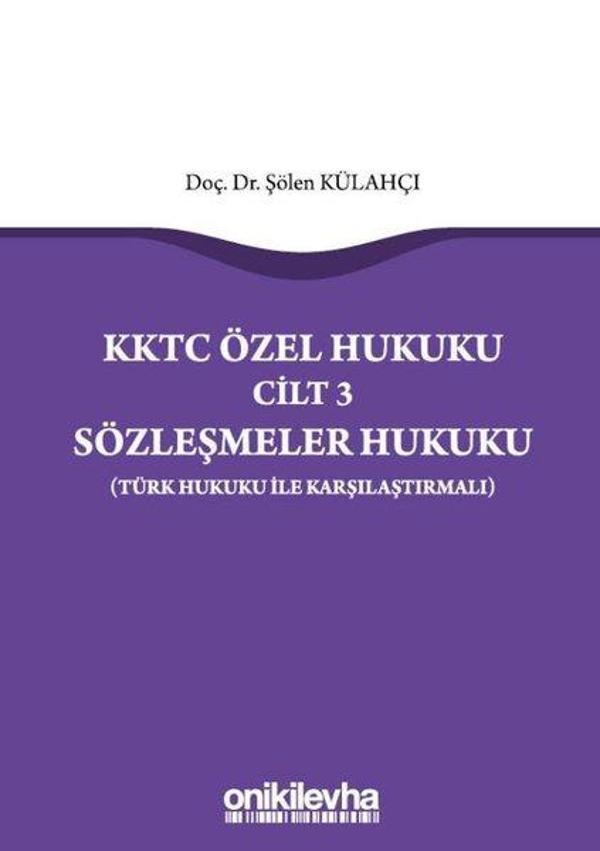KKTC Özel Hukuku Cilt 3 Sözleşmeler Hukuku - On İki Levha Yayıncılık - Image 1