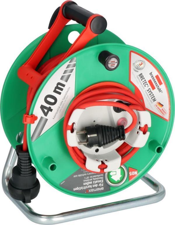 Brennenstuhl Garant G Bretec Serisi IP44 Lisanslı Cablepilot 38+2 Metre Bahçe ve Dış Mekan için Makaralı Kablo - Image 1