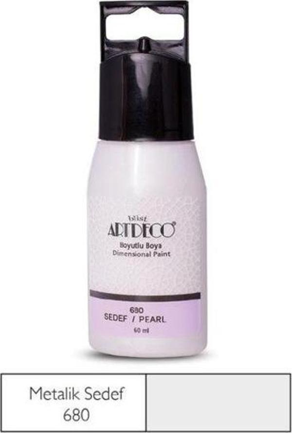 Artdeco Metalik Boyutlu Boya 680 Sedef - Image 1