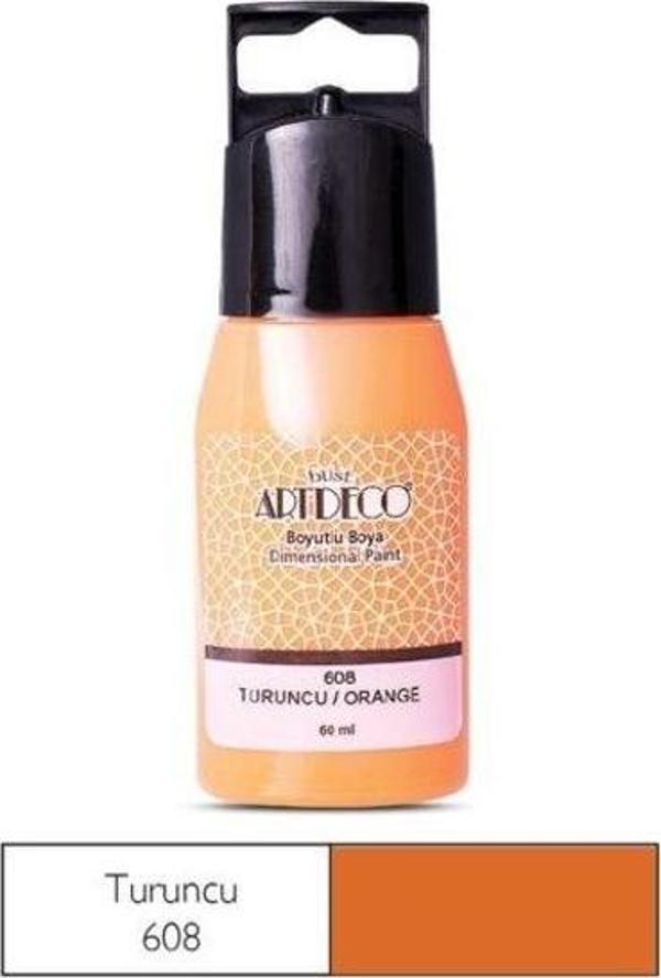 Artdeco Boyutlu Boya 60 ml. 608 TURUNCU - Image 1