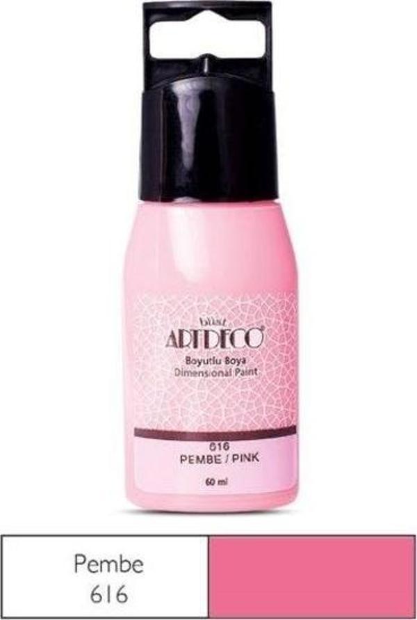 Artdeco Boyutlu Boya 60 ml. 616 PEMBE - Image 1