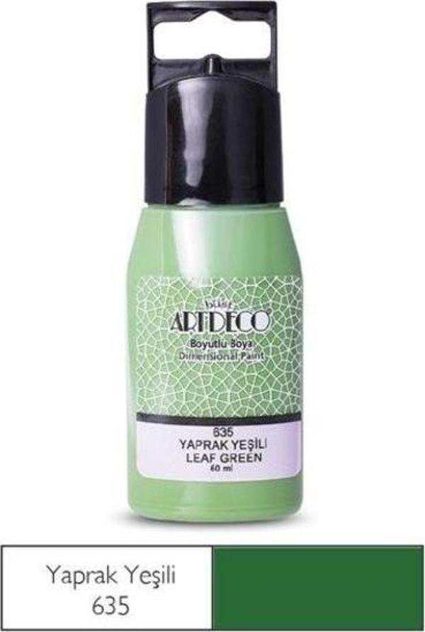 Artdeco Boyutlu Boya 60 ml. 635 YAPRAK YEŞİLİ - Image 1