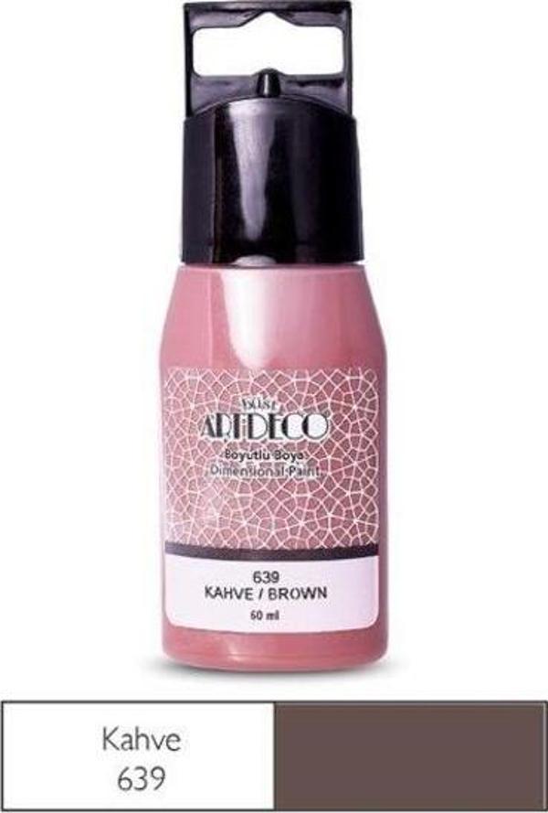 Artdeco Boyutlu Boya 60 ml. 639 KAHVE - Image 1