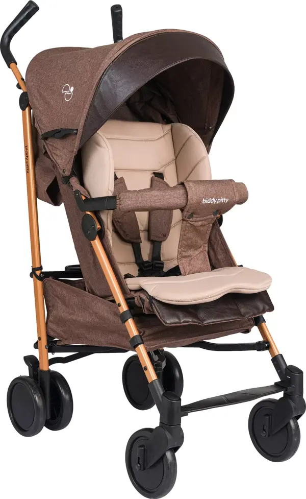 Biddy Pitty Picco Alüminyum Hafif Lüks Baston Bebek Arabası Java Melange 2024 Model - Image 1