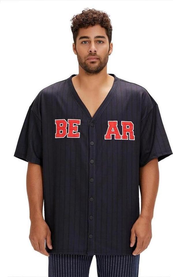 Bad Bear 24.01.30.001 Homer Shirt Siyah - Image 1