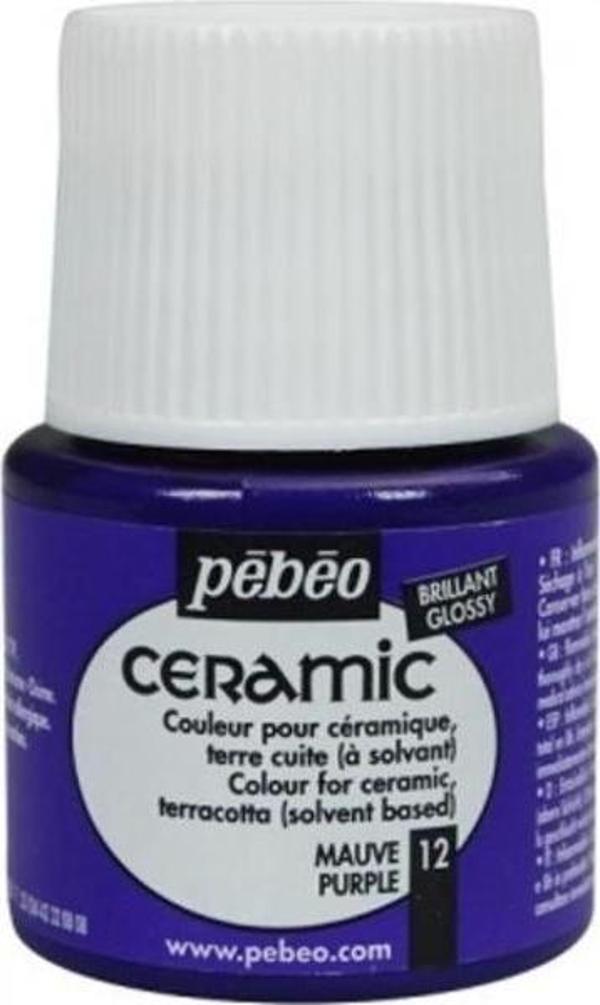 Pebeo Ceramic Seramik Boyası 12 Purple - Image 1