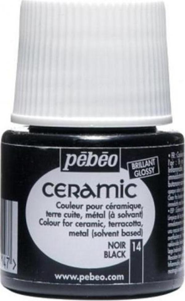 Pebeo Ceramic Seramik Boyası 14 Black - Image 1
