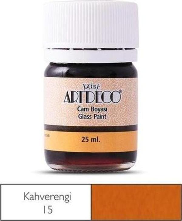 Artdeco Cam Vitray Boyası 25 ml. 15 KAHVERENGİ - Image 1