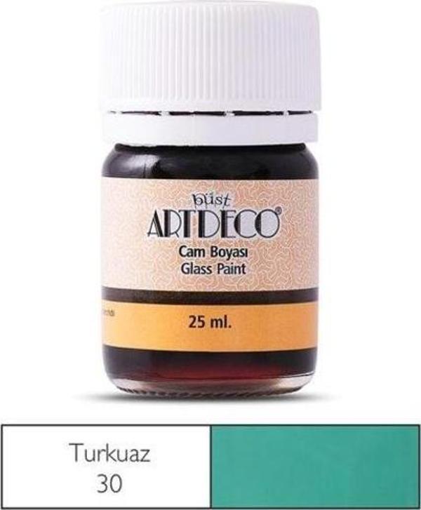 Artdeco Cam Vitray Boyası 25 ml. 30 TURKUAZ - Image 1