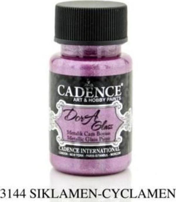 Cadence Dora Glass Metalik Cam Boyası 50 ml. 3144 SIKLAMEN - Image 1
