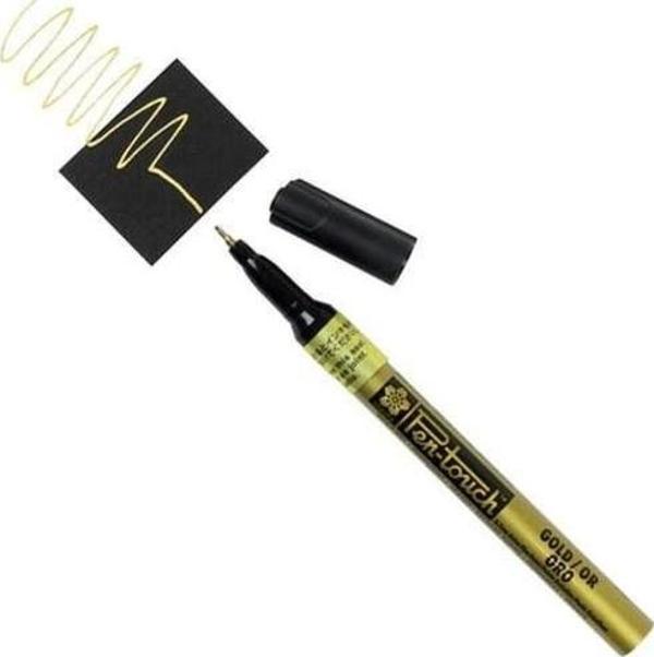 Sakura Pen-touch Paint Marker Extra Fine 0,7 mm Altın - Image 1