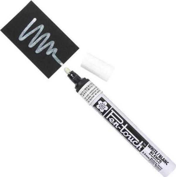 Sakura Pen-touch Paint Marker Medium 2,0 mm Beyaz - Image 1