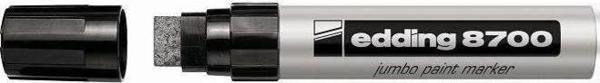 Edding 8700 Jumbo Paint Marker 18 mm Kesik Uç GÜMÜŞ YALDIZ - Image 1