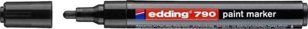Edding 790 Çok Amaçlı Örtücü Boyama Dekorasyon Markörü 2-4 mm SİYAH - Image 1