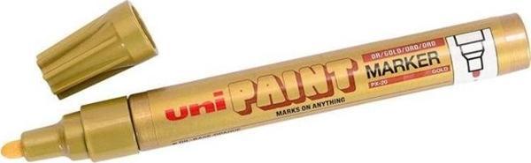 Uni PX-20 Paint Marker 2.2-2.8mm Yuvarlak Uç Boyama Markörü Altın - Image 1