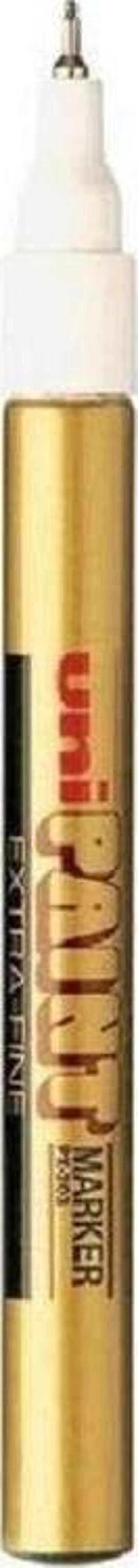 Uni PX-203 Paint Marker Extra Fine 0.8mm Boyama Markörü Altın - Image 1