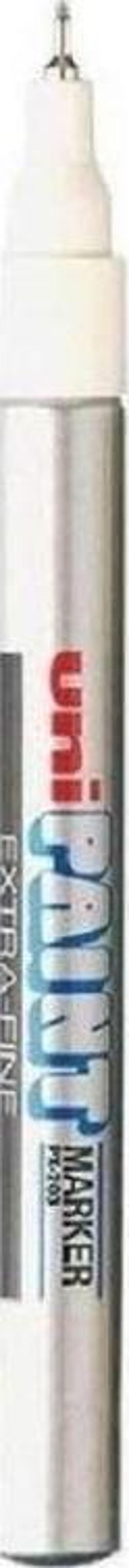 Uni PX-203 Paint Marker Extra Fine 0.8mm Boyama Markörü Gümüş - Image 1
