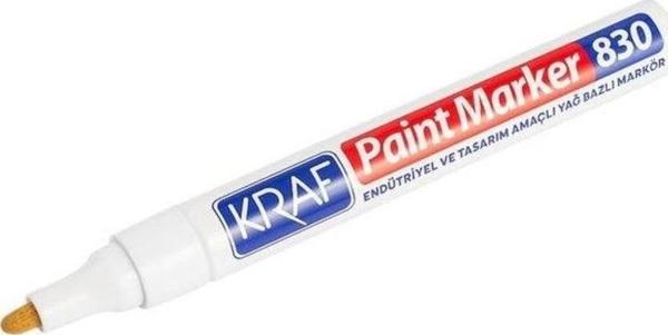 Kraf Paint Marker 830 BEYAZ - Image 1