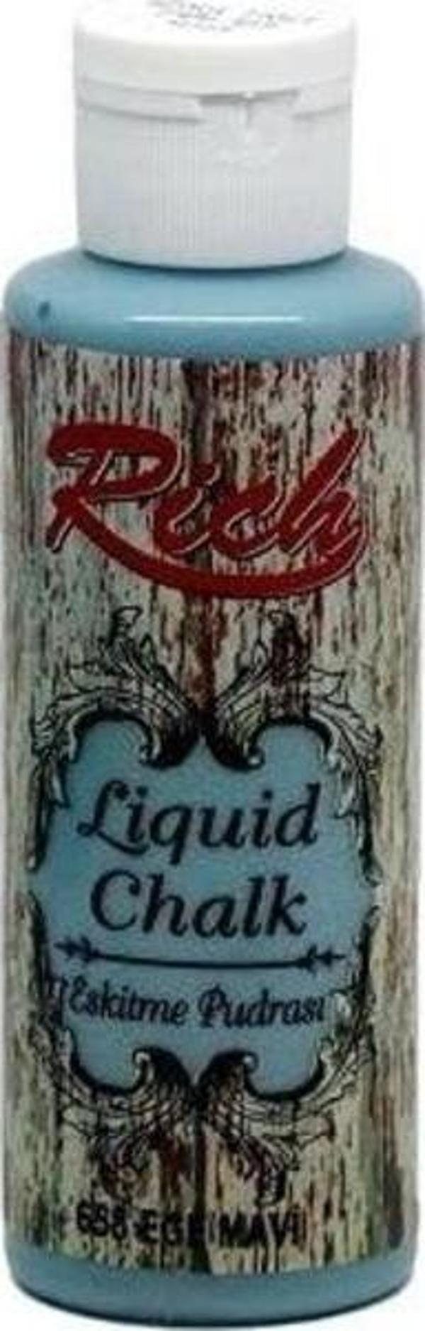 Rich Liquid Chalk Eskitme Pudrası 120 cc. 658 EGE MAVİ - Image 1