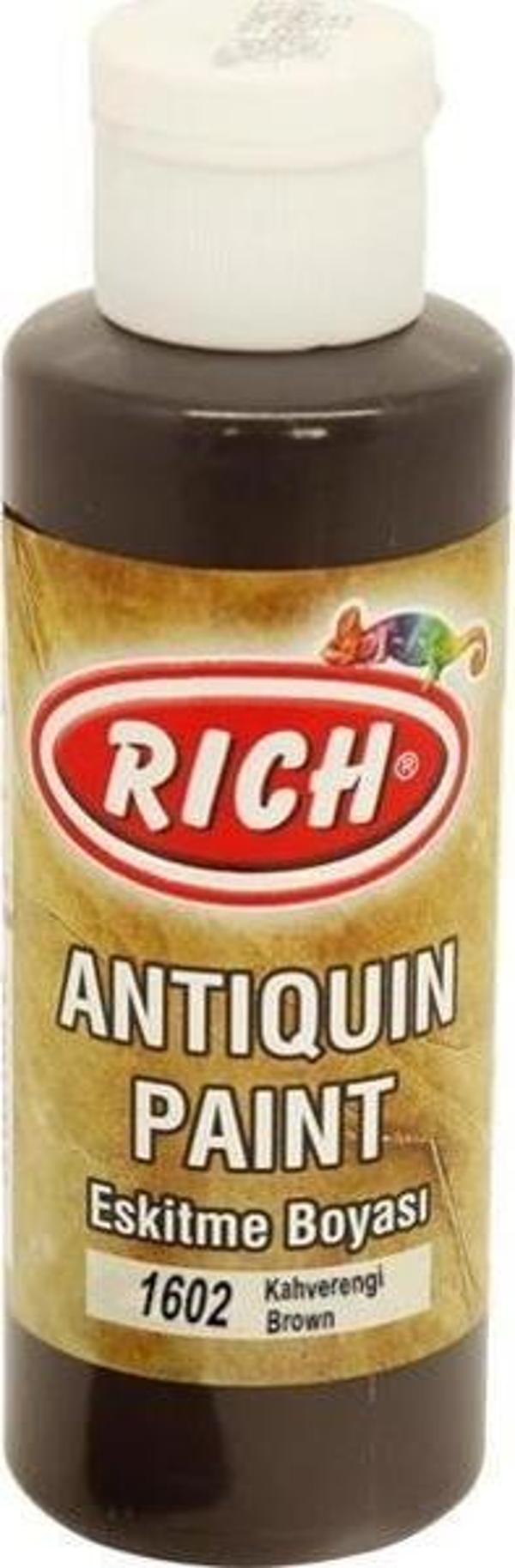 Rich Antiquing Paint Eskitme Ahşap Boyası 120 cc. 1602 Kahverengi - Image 1