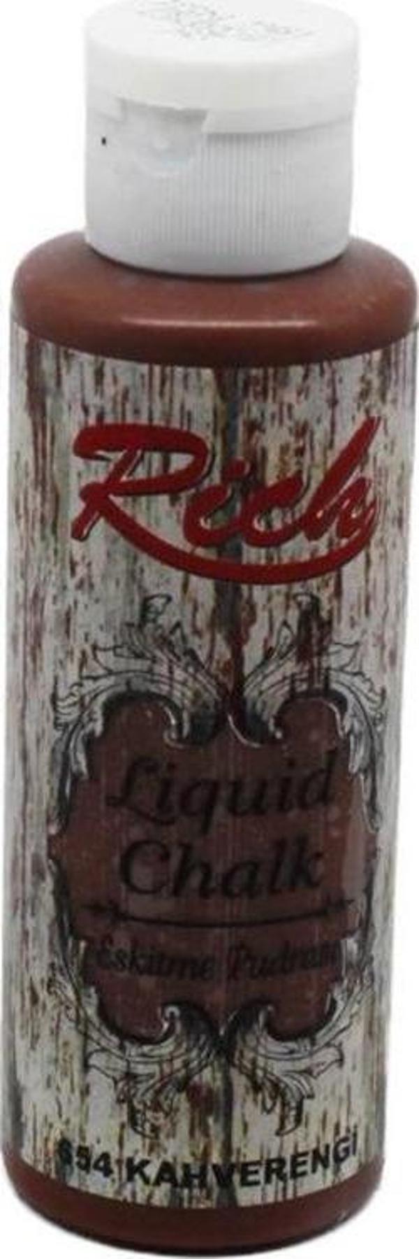 Rich Liquid Chalk Eskitme Pudrası 120 cc. 654 KAHVERENGİ - Image 1