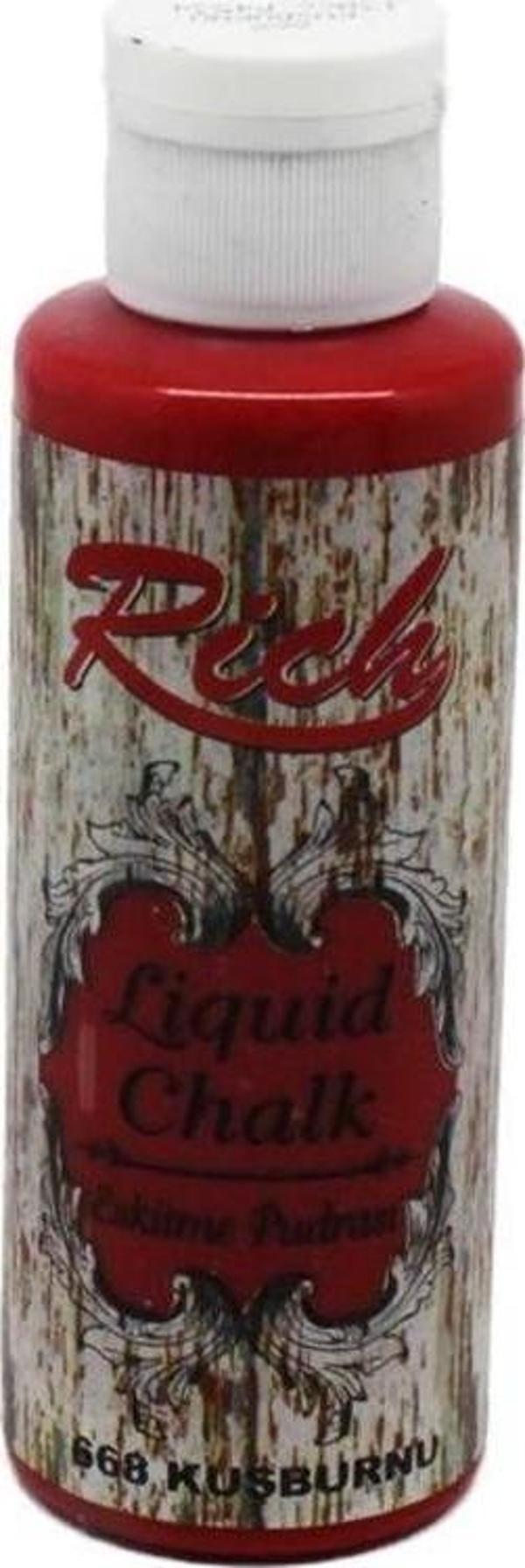 Rich Liquid Chalk Eskitme Pudrası 120 cc. 668 KUŞBURNU - Image 1