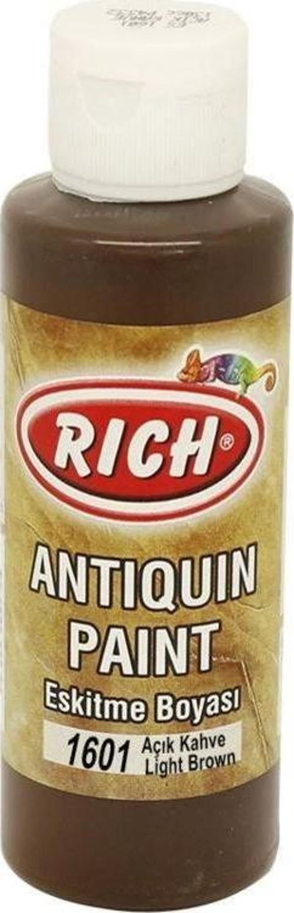 Rich Antiquing Paint Eskitme Ahşap Boyası 120 cc. 1601 Açık Kahve - Image 1