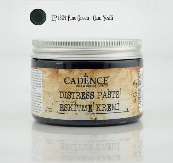 Cadence Distress Paste Eskitme Kremi 150 ml. 1304 ÇAM YEŞİLİ - Image 1