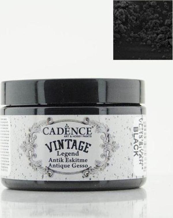 Cadence Vintage Legend Antik Eskitme 150 ml. VL-13 SİYAH - Image 1