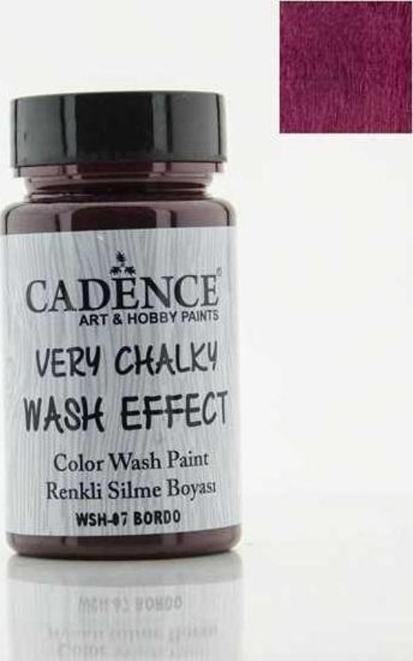 Cadence Wash Effect Renkli Silme Boyası 90 ml. 07 BORDO - Image 1