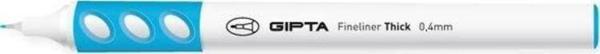 Gıpta Fineliner Thick 0.4 mm Yuvarlak Gövde Kalem AÇIK MAVİ - Image 1