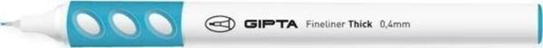 Gıpta Fineliner Thick 0.4 mm Yuvarlak Gövde Kalem TURKUVAZ - Image 1