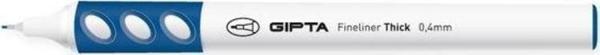 Gıpta Fineliner Thick 0.4 mm Yuvarlak Gövde Kalem KOYU MAVİ - Image 1