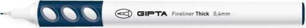 Gıpta Fineliner Thick 0.4 mm Yuvarlak Gövde Kalem LACİVERT - Image 1