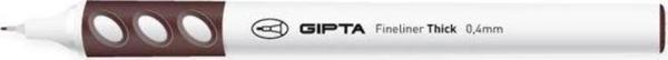 Gıpta Fineliner Thick 0.4 mm Yuvarlak Gövde Kalem KOYU KAHVE - Image 1