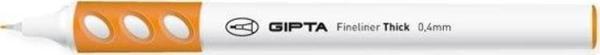 Gıpta Fineliner Thick 0.4 mm Yuvarlak Gövde Kalem TURUNCU - Image 1