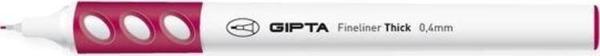 Gıpta Fineliner Thick 0.4 mm Yuvarlak Gövde Kalem BORDO - Image 1