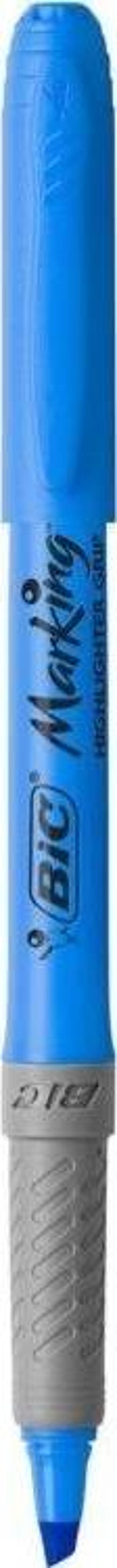 Bic Marking Highlighter Grip Fosforlu Kalem Mavi - Image 1
