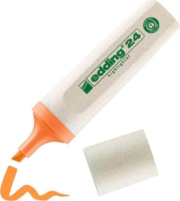 Edding 24 Ecoline Fosforlu İşaretleme Kalemi Turuncu - Image 1