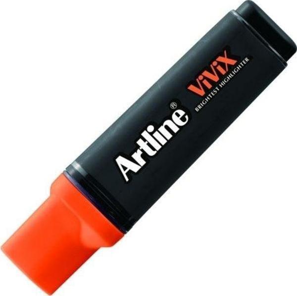 Artline Vivix Parlak Mürekkepli Fosforlu Kalem 2-5 mm FOSFORLU TURUNCU - Image 1