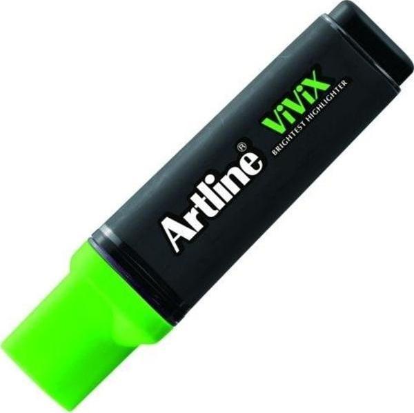 Artline Vivix Parlak Mürekkepli Fosforlu Kalem 2-5 mm FOSFORLU YEŞİL - Image 1
