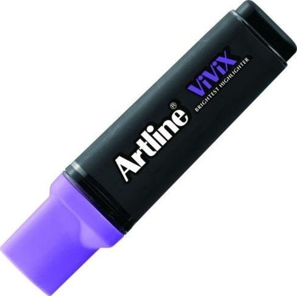 Artline Vivix Parlak Mürekkepli Fosforlu Kalem 2-5 mm FOSFORLU MOR - Image 1