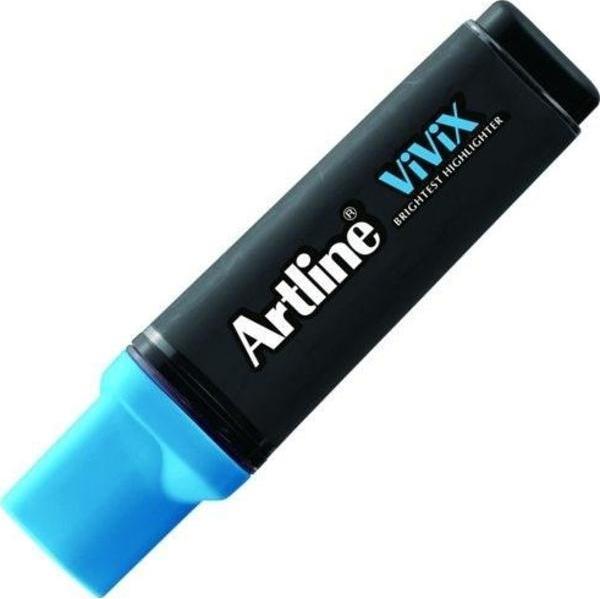 Artline Vivix Parlak Mürekkepli Fosforlu Kalem 2-5 mm FOSFORLU MAVİ - Image 1